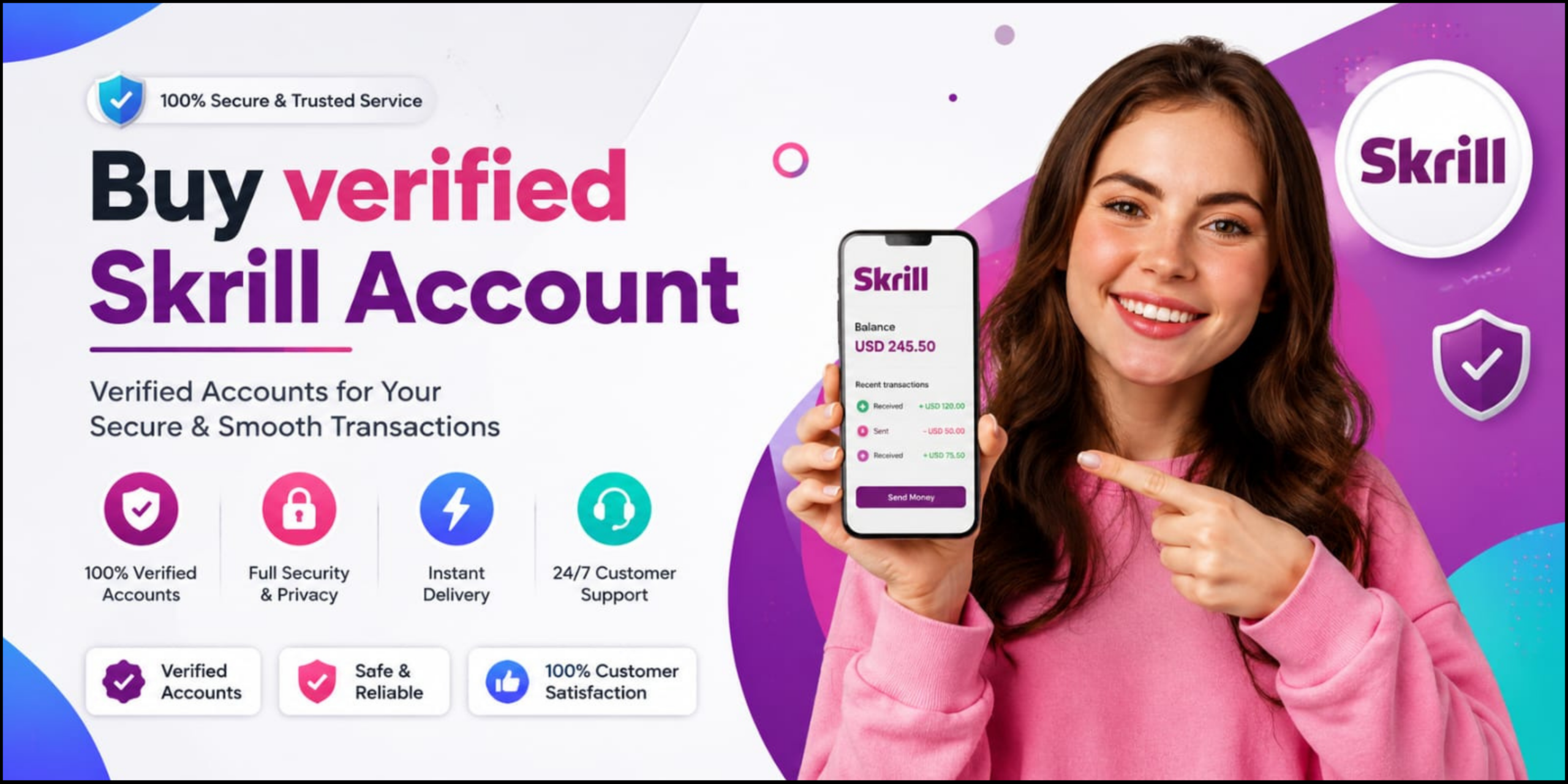 Buy Verified Skrill Accounts