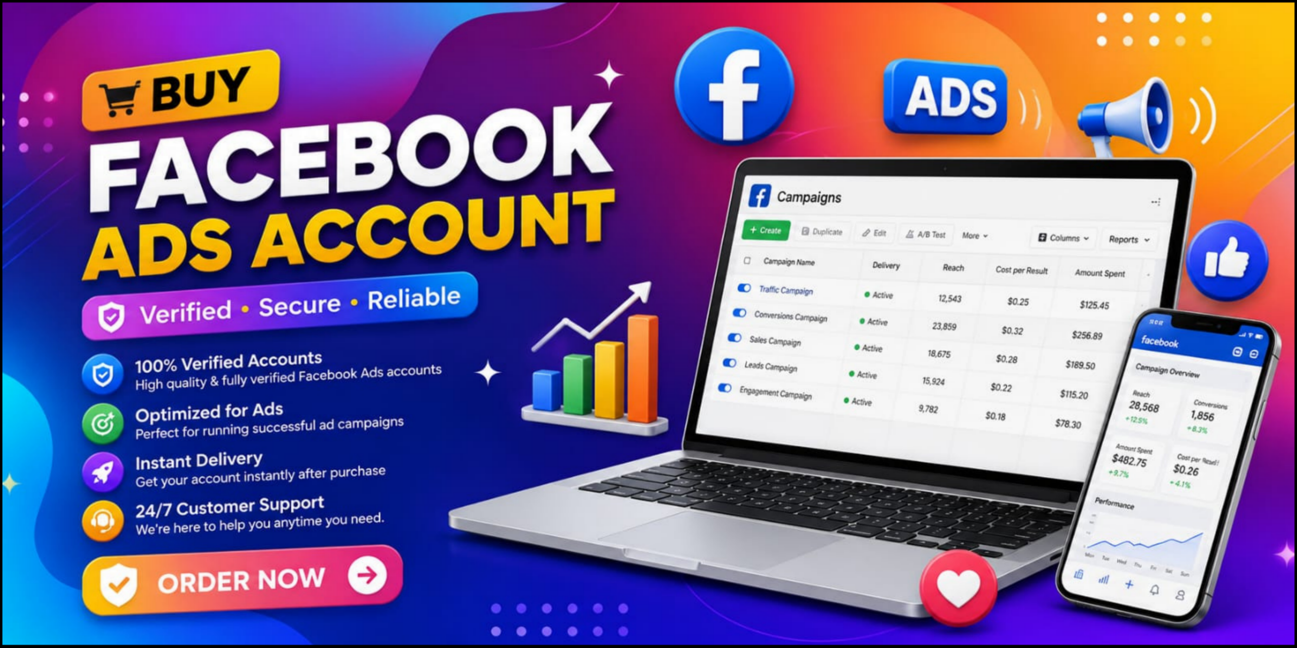 Buy Facebook Ads Accounts